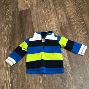 Quarter zip fleecy top